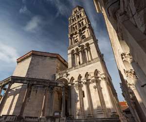 St. Domnius cathedral, belltower, Diocletian palace, Split, Croatia