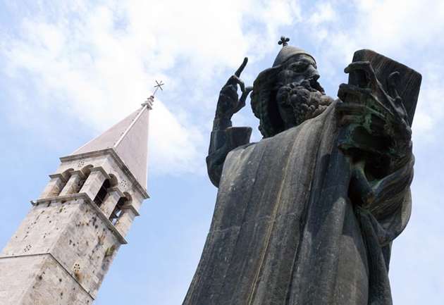 St. Gregory statue, Split, Croatia