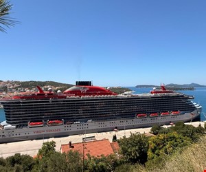 Virgin Voyages' Scarlet Lady in Dubrovnik