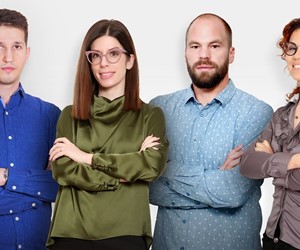 L-R: Tomislav Milos, Romana Ivandic, Mirko Basic, and Lenci Gjivovic Jaksic