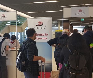 Luggage drop at Dubrovnik Airport