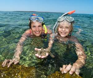 Snorkeling at Kolocep Island