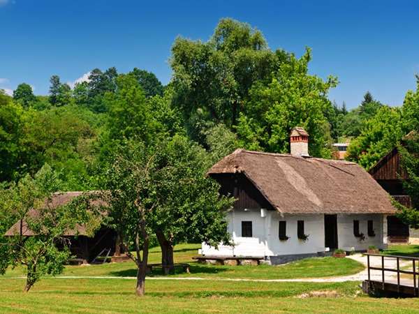 House in Ethno Village Kumrovec, Croatia