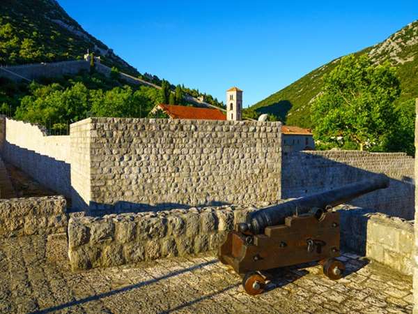 Cannon on the Walls, Mali Ston, Croatia