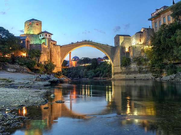 Mostar old bridge, Bosnia