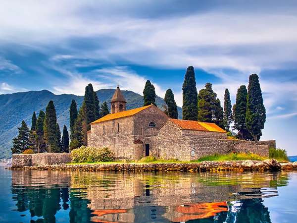 St. George Islet in Perast, Montenegro