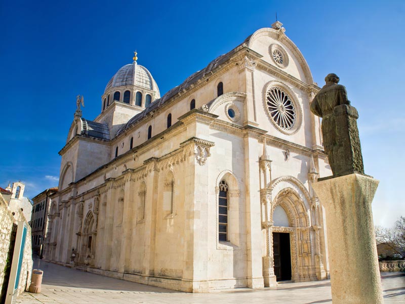 St. James Cathedral in Sibenik, Croatia.