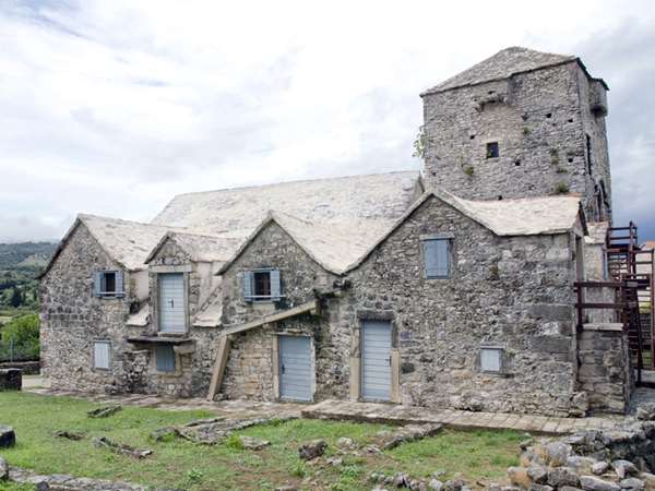 Stone house at Skrip village, Island of Brac, Croatia