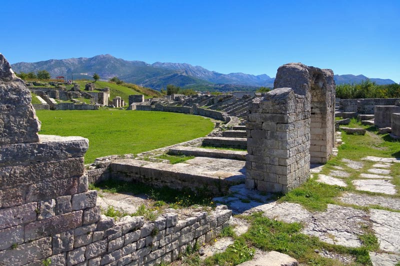 Roman Amphitheater Ruins, Salona, Croatia