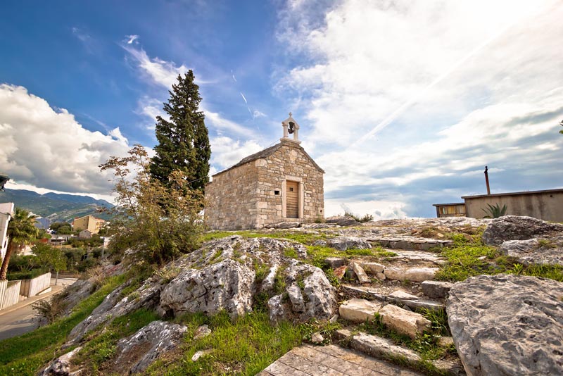Old Stone Church in Salona, Croatia
