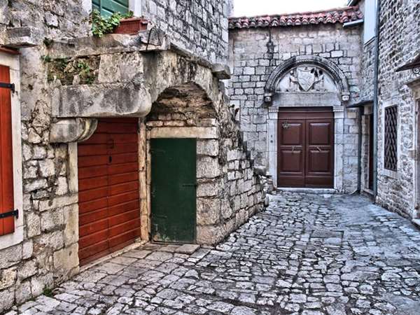 Stone Paved Street, Trogir