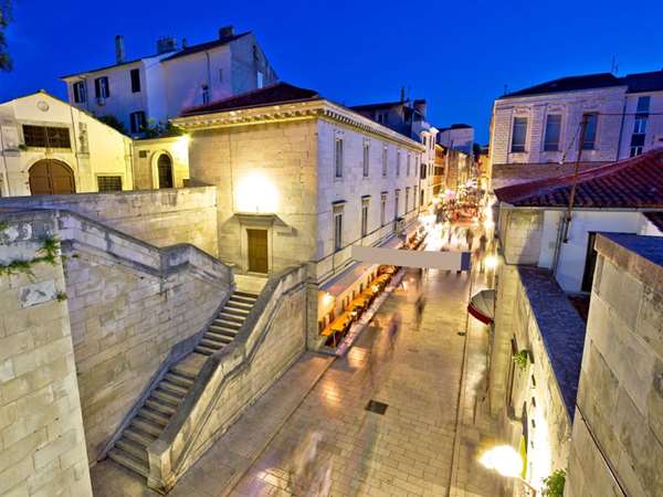 Streets in Zadar, Croatia.