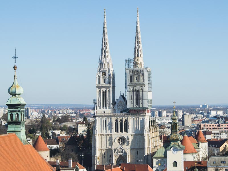 Cathedral in Zagreb, Croatia