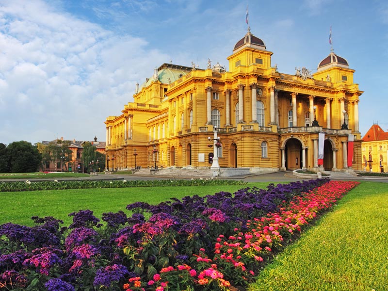 National Theater in Zagreb, Croatia