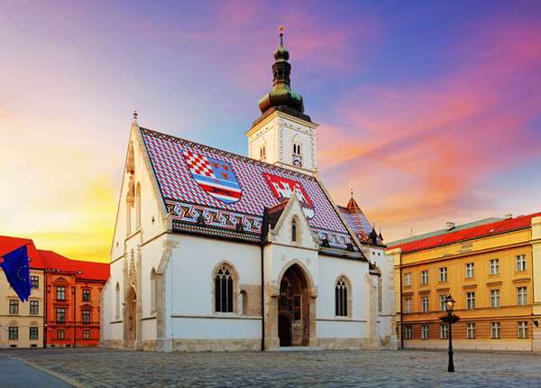 St. Mark's Church, Zagreb, Croatia