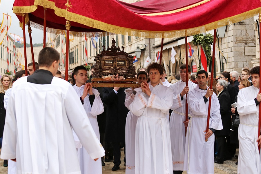 St. Blaise procession Dubrovnik
