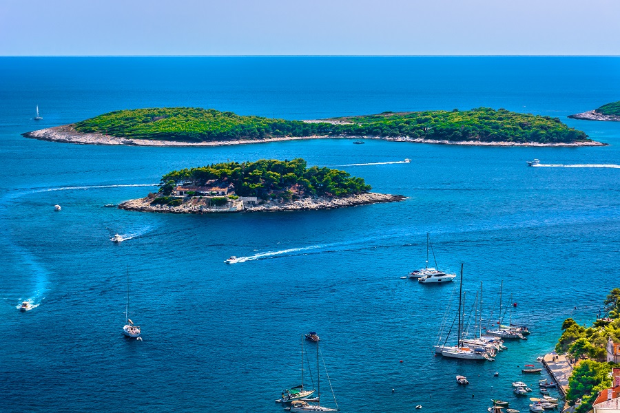 Pakleni islands off Hvar