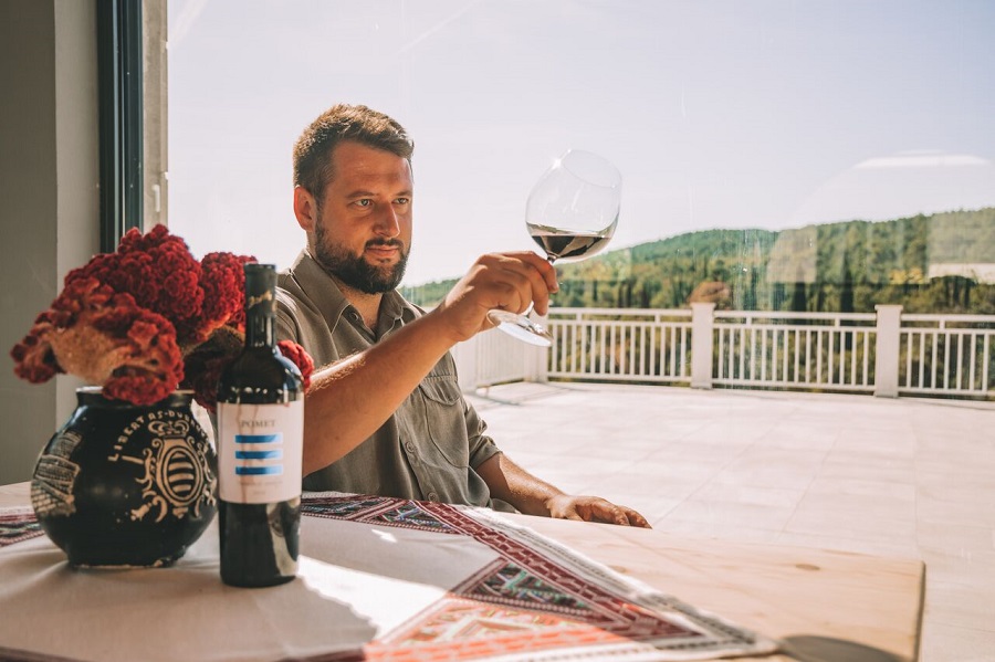 Petar Crvik at his winery