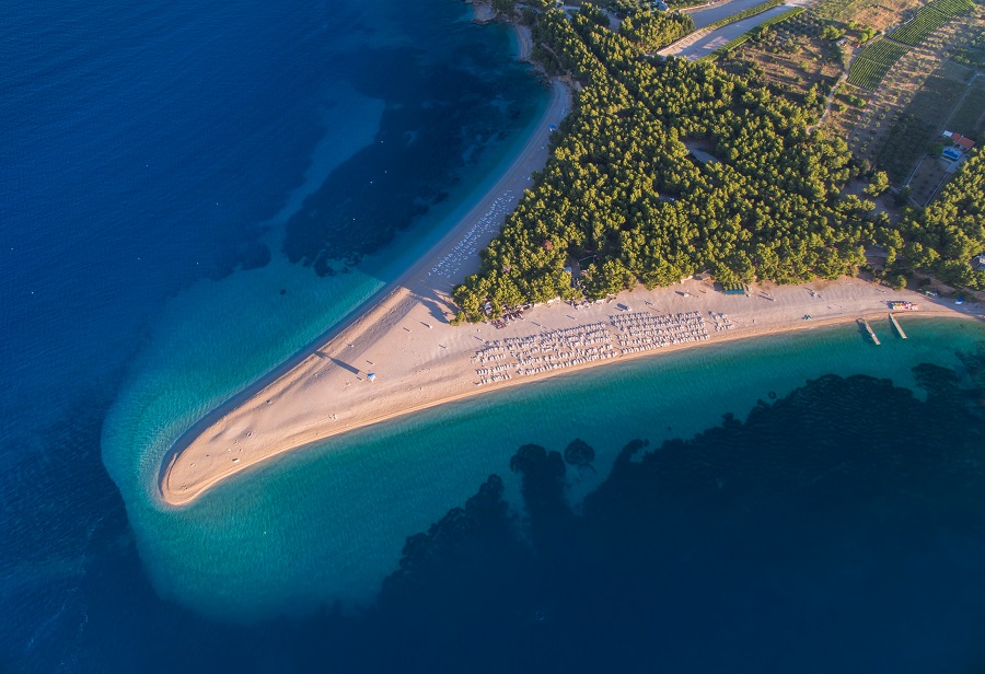 Zlatni rat beach, Brac island