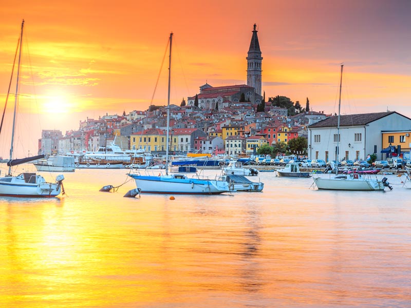 Rovinj seafront, Croatia